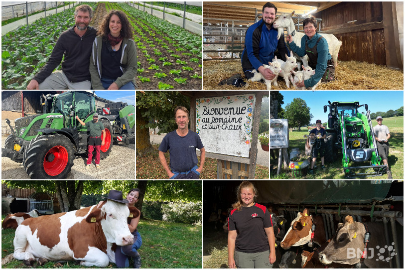 Sept agriculteurs de la région nous parlent de leur quotidien.