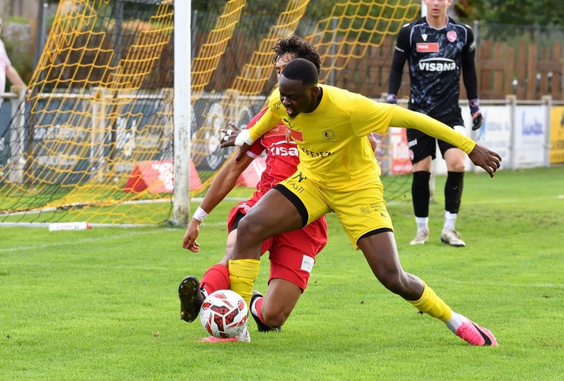 Nathan Kisisa a ouvert le score dès la 7e minute pour le FC Bassecourt. (Photo d'archives : Georges Henz)