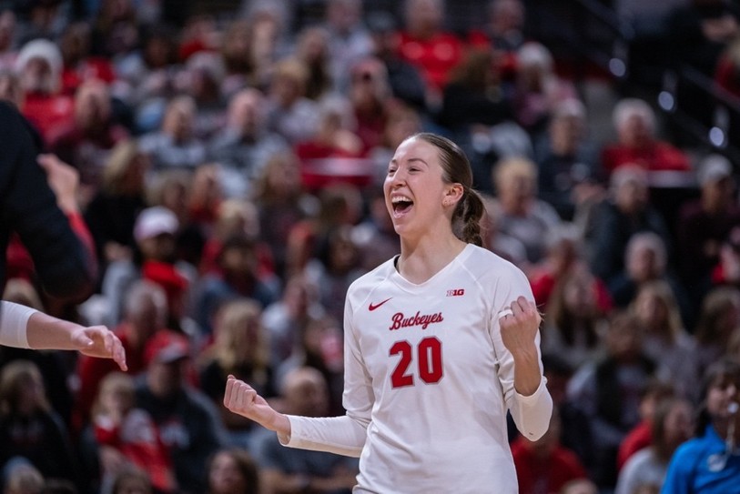 Rylee Rader va vivre sa première expérience professionnelle avec le NUC. (Photo : Ohio State Athletics)