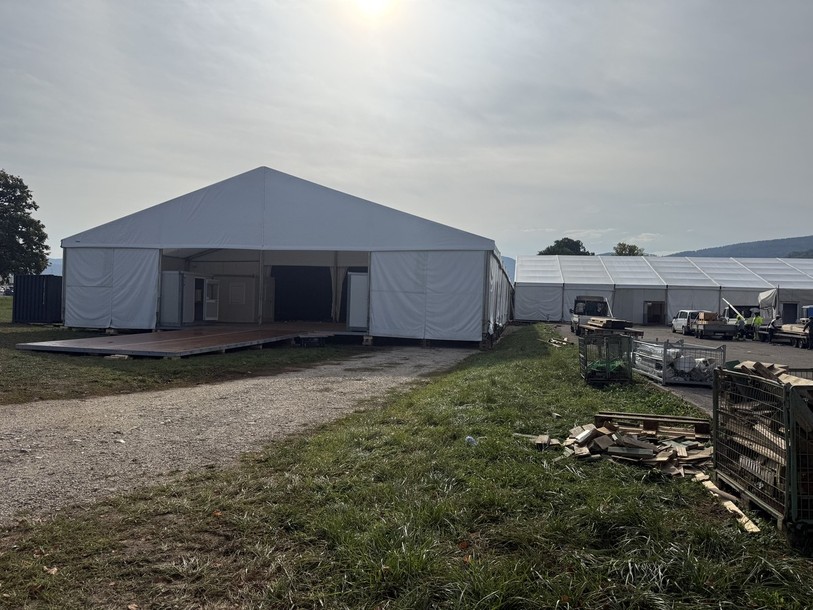 Le Comptoir du Jura prend place cette année au sud et à l'est de la Halle des expositions.
