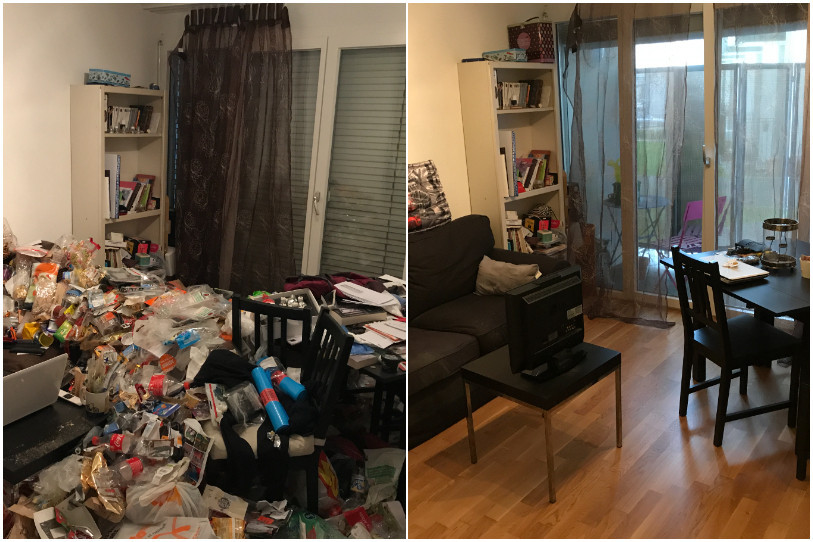 Les nettoyages s’étendent, en principe, sur un mois pour ne pas brusquer le client. (Photos : Michaël Chételat)