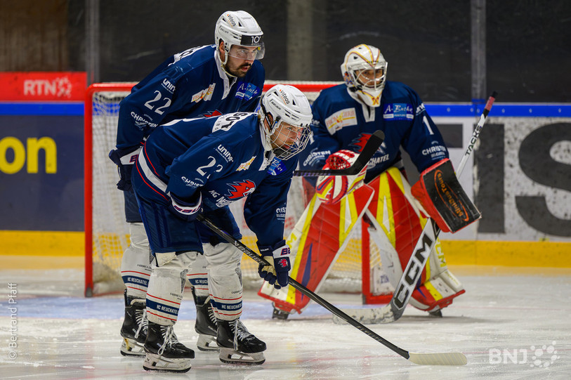 Le HC Neuchâtel Université a interrompu sa belle série. (Photo d'archives : Bertrand Pfaff).