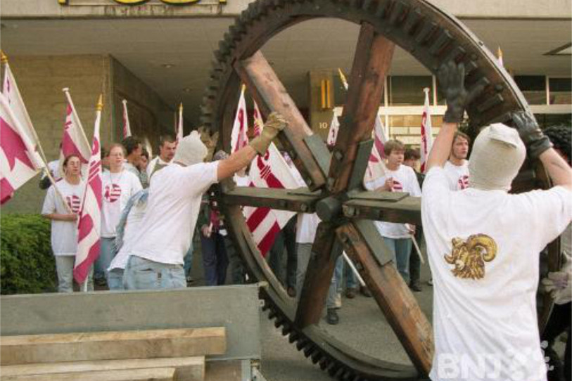 La roue de Bollement revenait dans le Jura il y a 30 ans jour pour jour. (Photo d'archives.)