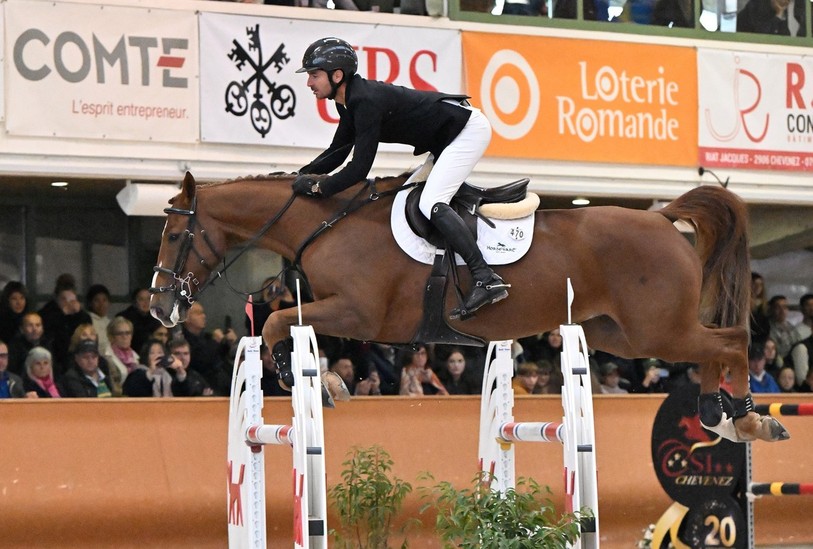 Steve Guerdat et Halo du Rozel à Chevenez. (Photo : Georges Henz)