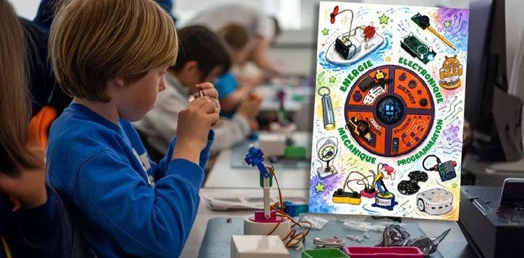 Les ateliers permettent aux enfants de découvrir des notions fondamentales tout en bricolant. (Photo: FSRM-Kids)