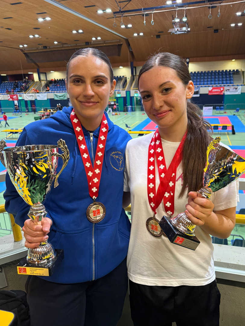 Pauline Bonjour et Gioia Pace en or (photo : Salvatore Pace).