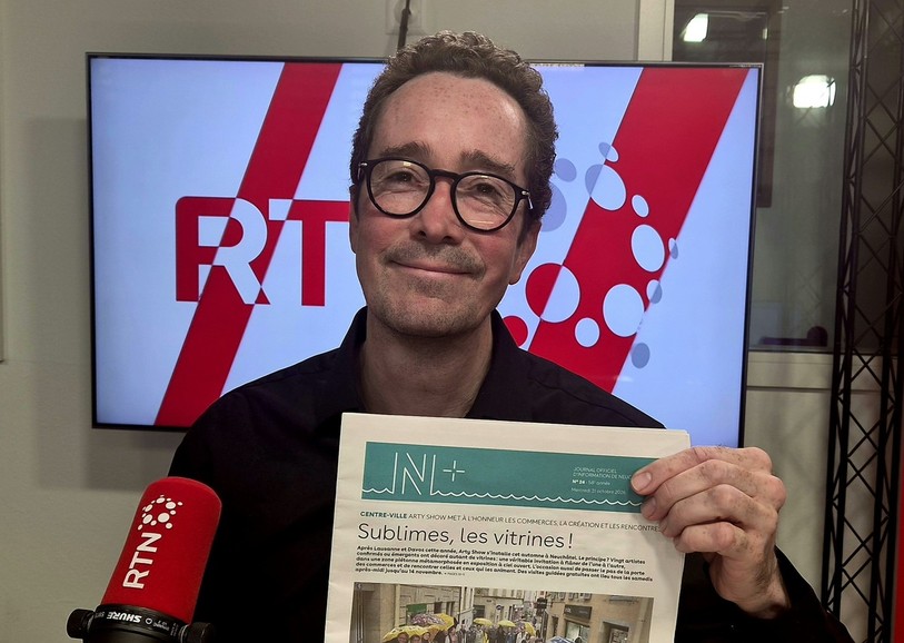 Emmanuel Gehrig, chef du Service de la communication de la Ville de Neuchâtel, dans « La Matinale ».
