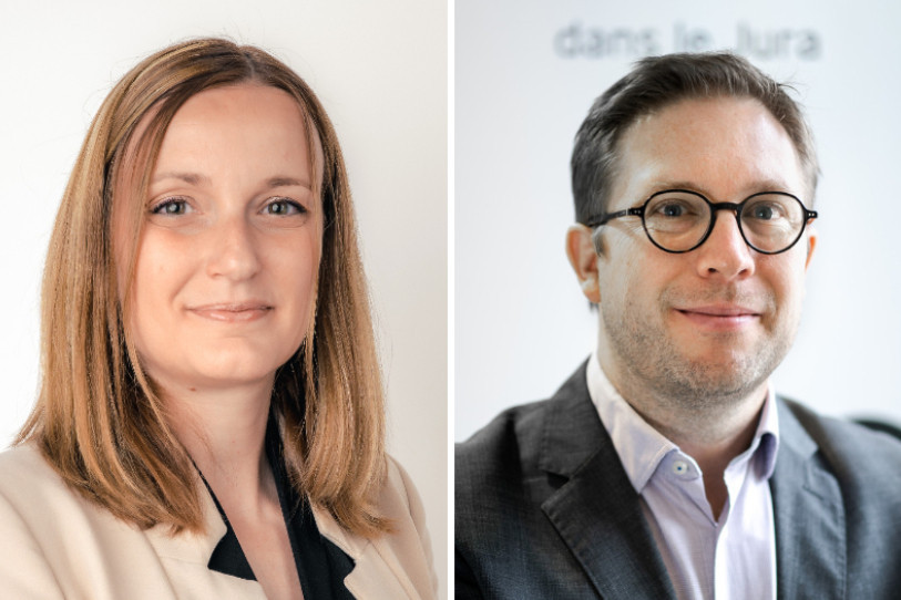 Sandrine Crevosier et Patrick Tanner ont été nommés par le Gouvernement jurassien et prendront leurs fonctions en début d'année prochaine. (Photo : jura.ch)