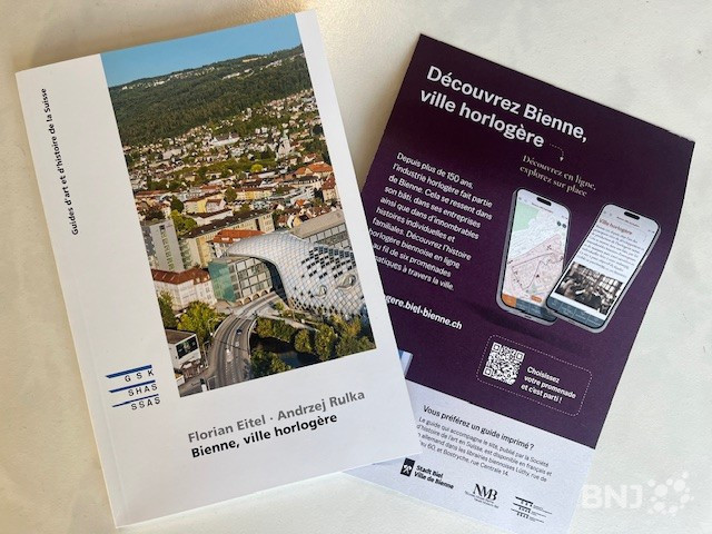 L’histoire de l’horlogerie biennoise fait désormais partie de la collection des guides d’art et d’histoire de la Suisse.