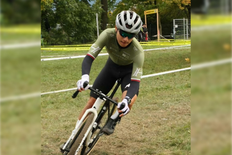 Charles Kallin se rendra aux Championnats d'Europe de cyclo-cross les 7 et 8 novembre 2026 ( photo : Charles Kallin).