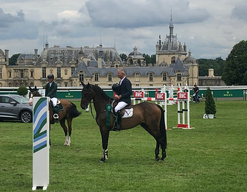 Edwin Smits lors de la remise des prix à Chantilly. (Photo: Martine Rossier)