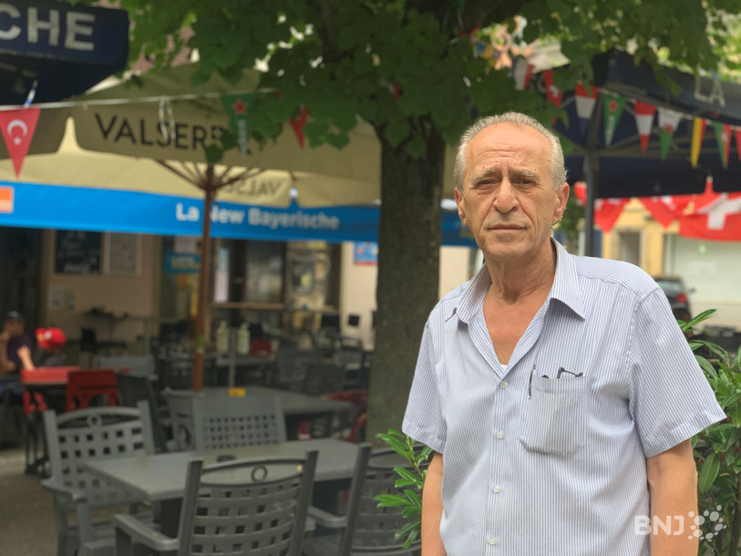 Mehmetaj Zymer avait installé deux écrans sur la terrasse de son établissement à Delémont.