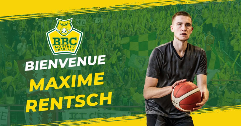 Maxime Rentsch prend la direction de Monthey (photo: page facebook BBC Monthey)