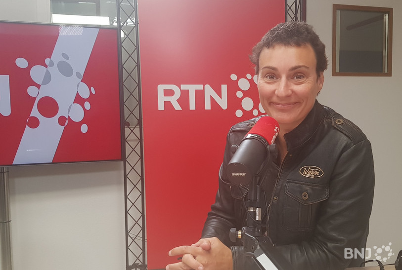 L'humoriste Sandrine Viglino était l'invitée de La Matinale.