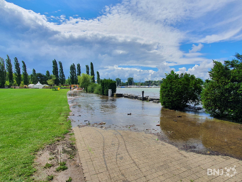 Le niveau du lac de Bienne continue de diminuer. (Photo : archives).