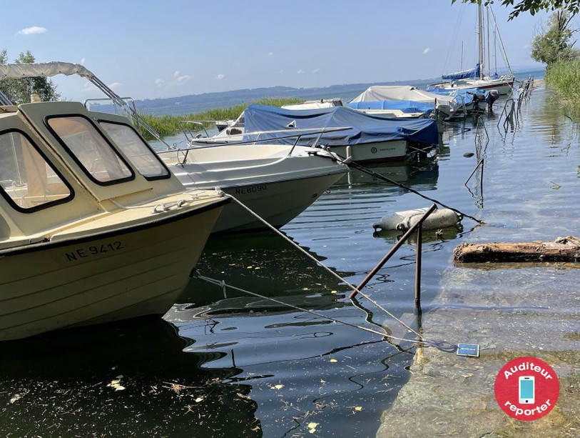 La situation s'est stabilisée lundi, mais le niveau du lac n'a pas encore baissé selon ORCCAN.