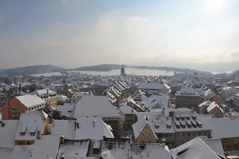 Vue sur Porrentruy