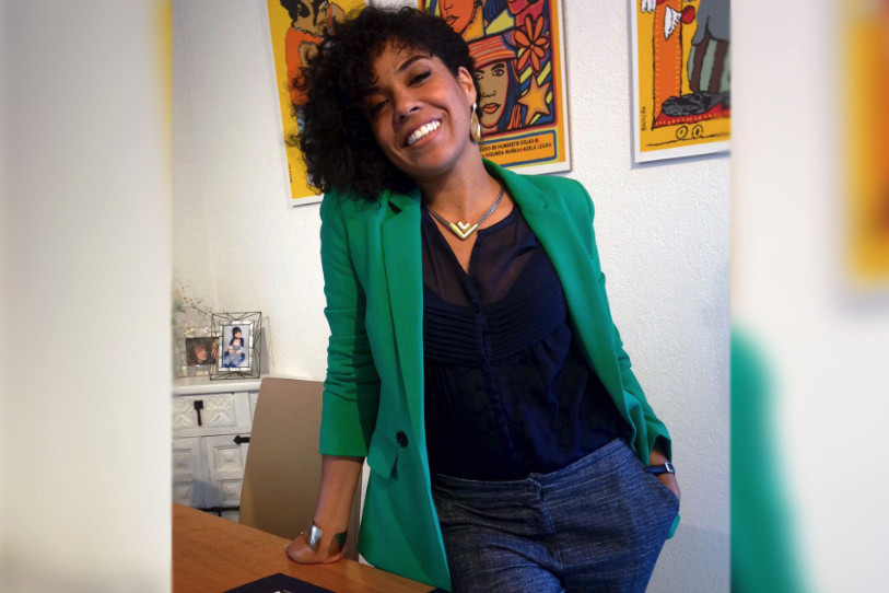 Annick Woungly, designer en communication visuelle (photo : Annick Woungly).