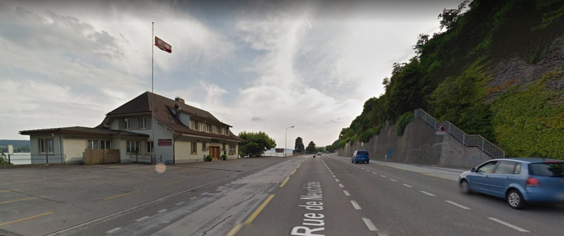 L'accident a eu lieu à la hauteur du restaurant Gottstatterhaus. (Image : Googlemaps)