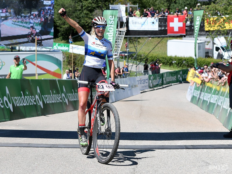 Jolanda Neff s'était imposée dans le Val Terbi en 2017, tout comme elle l'avait également fait en 2015 d'ailleurs (photo : archives 2017 Georges Henz).