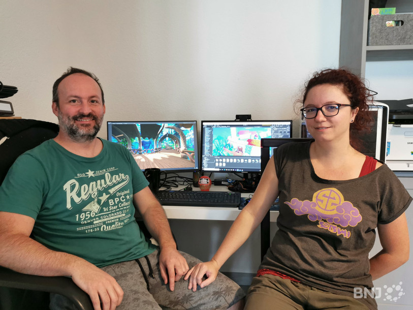 Informaticien de métier, Stéphane Chevrolet a décidé de se lancer dans la conception de jeux vidéo, aux côté de son épouse Marielle qui gère les aspects de communication et de marketing.