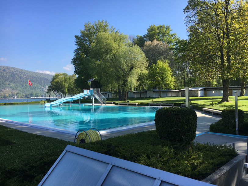 La piscine de Nidau rouvrira le août. (Photo : www.nidau.ch)