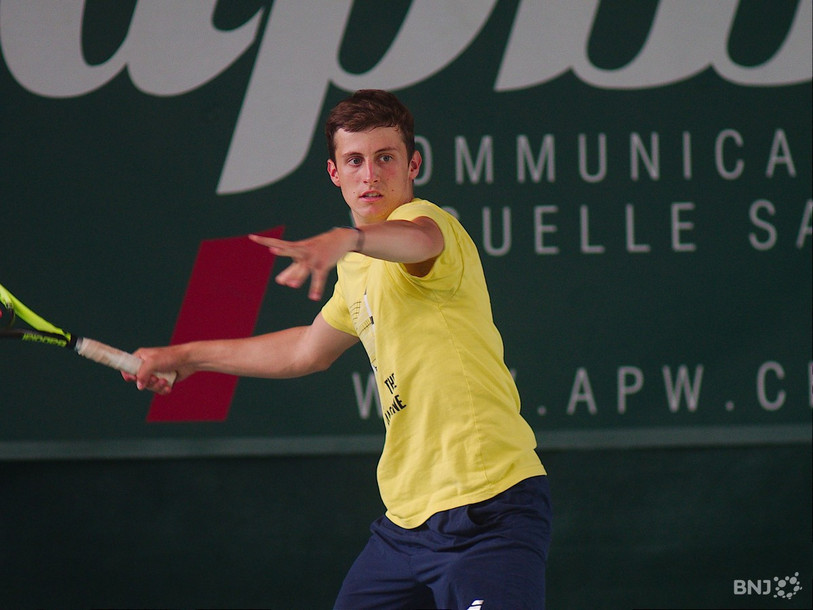 Damien Wenger est l'exemple même du joueur formé au CT Neuchâtel. (Photo : archives)