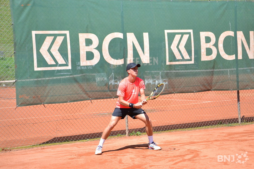 Damien Wenger à l'action pendant les interclubs de Ligue A avec le CT Neuchâtel. (photo:archives)