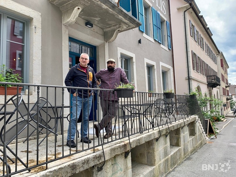 Denis de la Reussille nous a emmené dans l'établissement de la Fleur de Lis, au Locle.