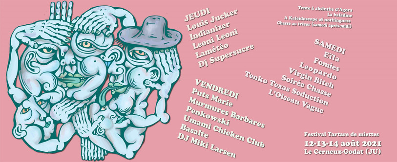 L'affiche 2021 du festival Tartare de Miettes (photo : association Tartare de Miettes).