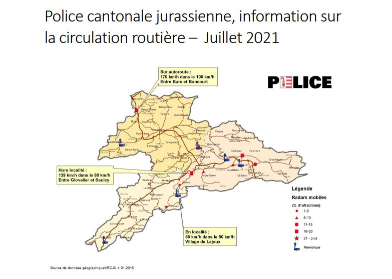 (Image : police cantonale jurassienne)