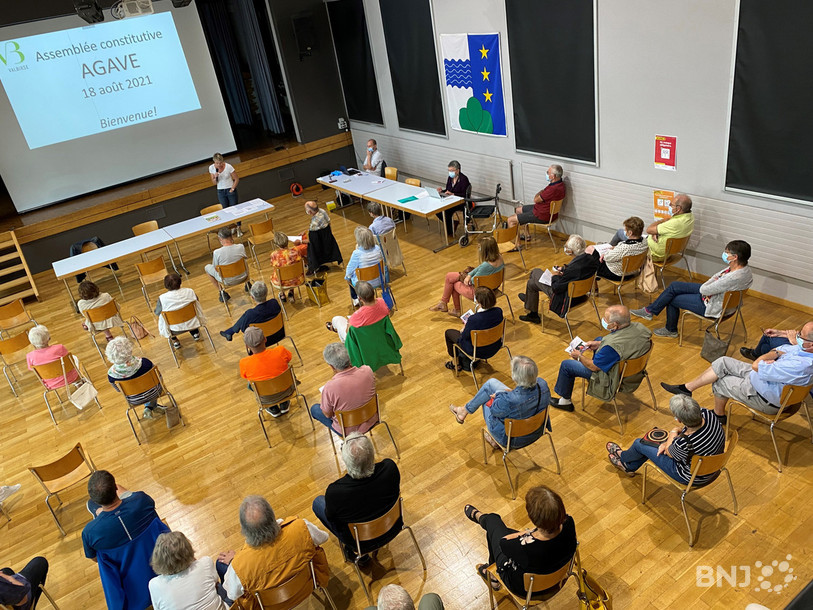 La salle communale de Malleray a attiré de nombreux seniors mercredi pour l'assemblée constitutive de l'Agave.