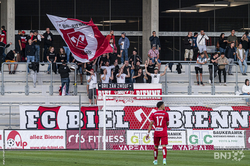 Le FC Bienne compte notamment sur ses recrues pour figurer dans le top 8 en fin de saison. (Photo : Jonathan Vallat)