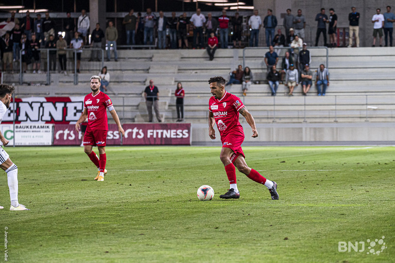Raphael Ferreira ne jouera plus avec le FC Bienne la saison prochaine. Il a vécu trois promotions avec le club seelandais. (Photo : archives/Jonathan Vallat).