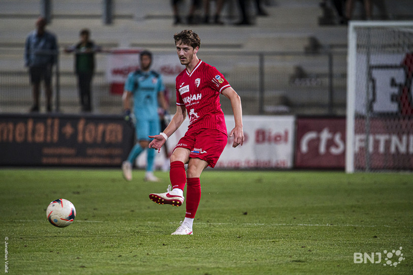 Matthew Mäder et le FC Bienne rentrent bredouilles. (Photo : archives Jonathan Vallat)