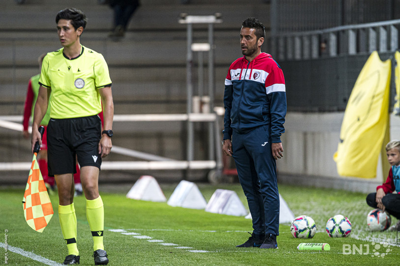 Anthony Sirufo et le FC Bienne n'ont pas trouvé la faille dimanche (photo : archives/Jonathan Vallat).