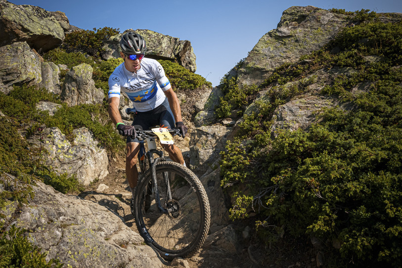 Andreas Seenwald a remporté la 31e édition du Grand Raid (photo : Keystone/Valentin Flauraud).