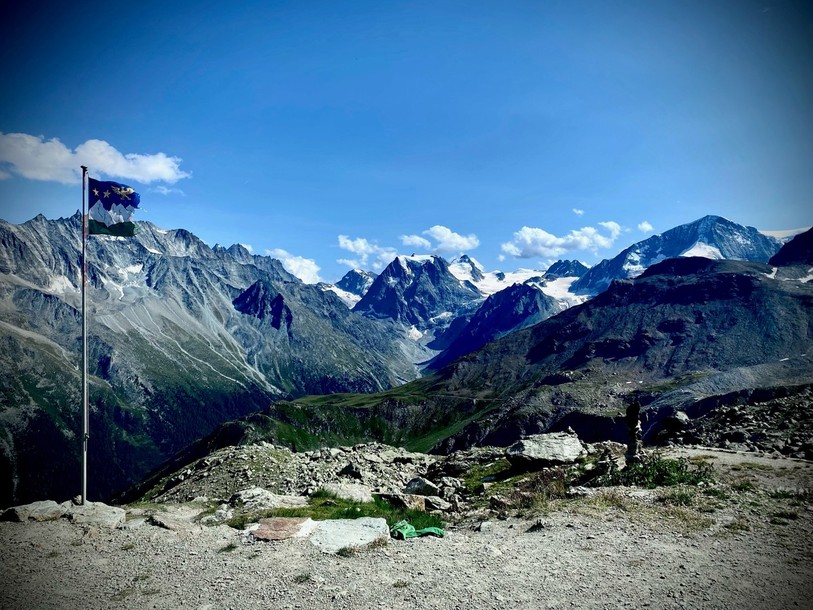 Les pentes parcourues par Samuel Marchand et Stefan Duchêne ce week-end. (Photo: Samuel Marchand)