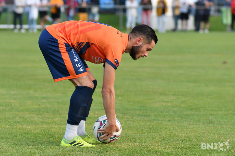 Hugo Borne a marqué deux fois pour le FC Ajoie-Monterri. (Photo : Georges Henz)