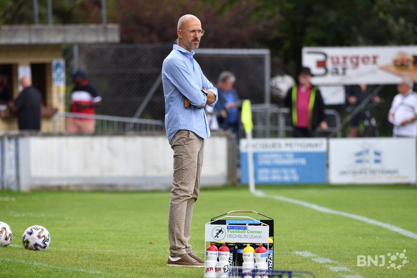 Frédéric Burger et ses joueurs n'iront pas plus loin en Coupe de Suisse (photo archives : Georges Henz).