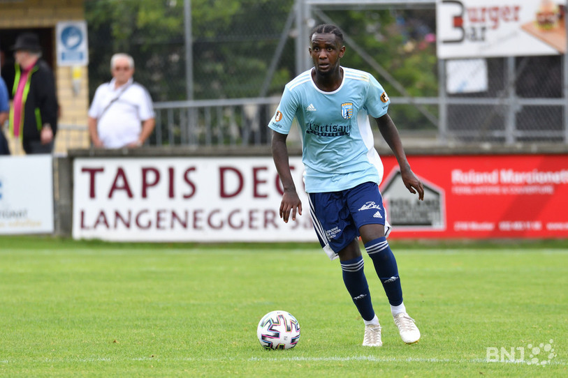 Jackson Pedro a inscrit la première réussite de Moutier samedi (photo : Georges Henz).