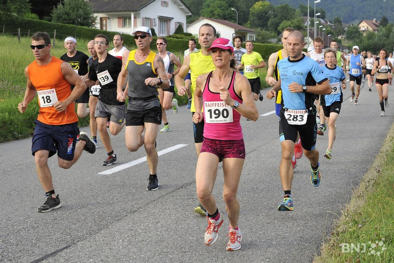 Le Tour du Val Terbi réunit chaque année des dizaines de participants. (Photo : archives/Georges Henz)