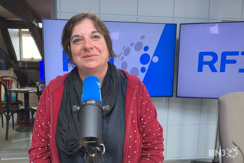 Geneviève Boillat, membre du comité d'organisation du Festival des contes.