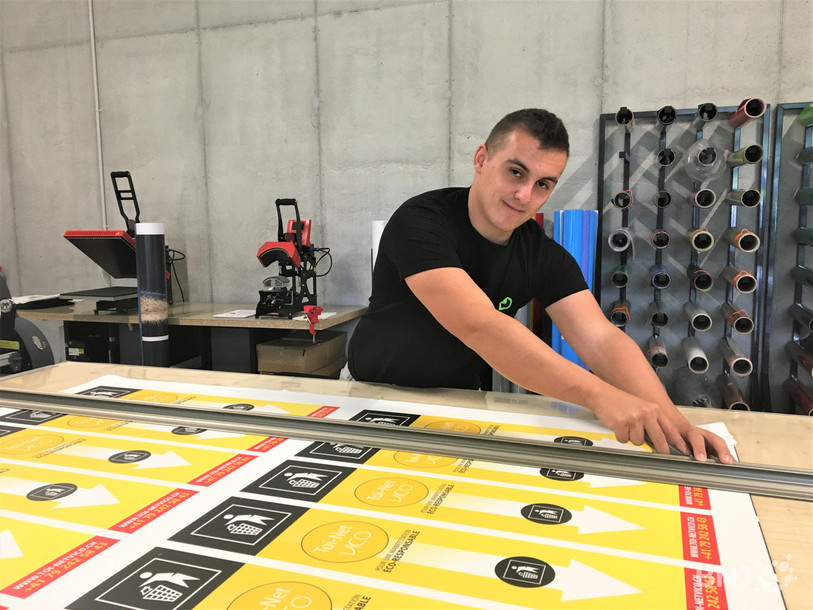 Diego Gelin a déménagé cet été son entreprise dans de nouveaux locaux à Porrentruy.