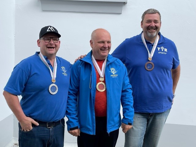 Remy Bohren, Dmitry Chenikov et Bernard Scanio se sont emparés des trois premières places en catégorie A. (Photo: SP).
