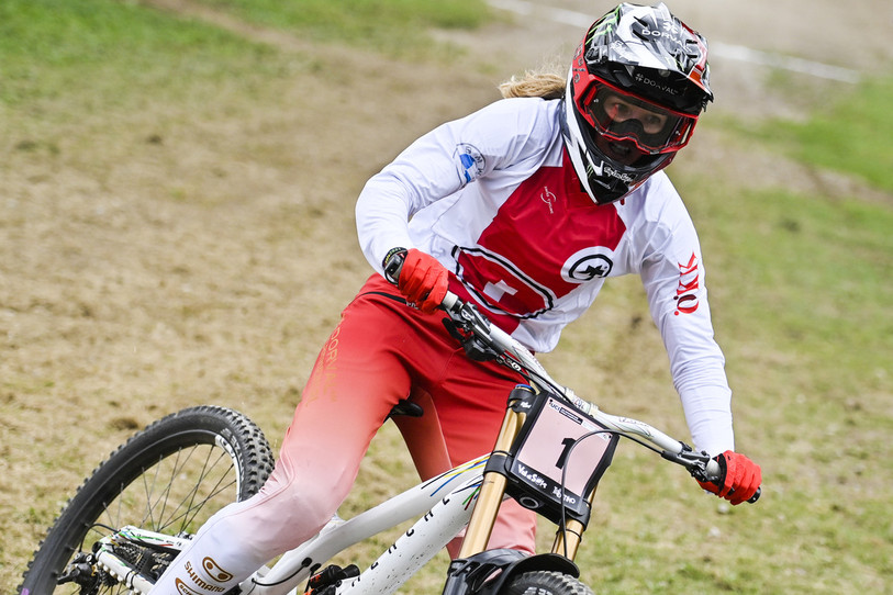 Camille Balanche impressionne en ce début de saison. (photo : KEYSTONE/Gian Ehrenzeller).