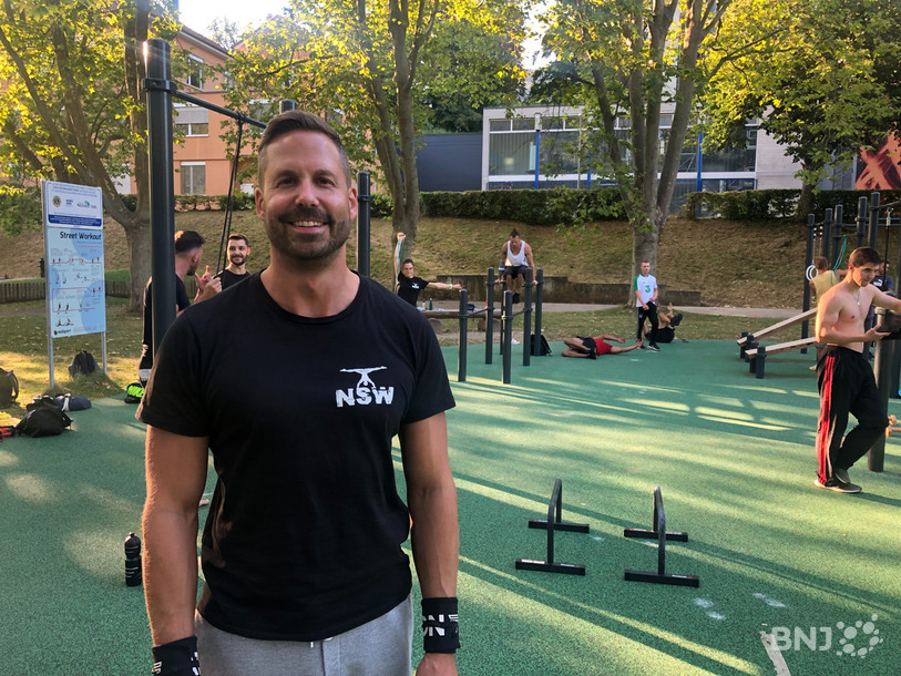 Frédéric Stettler a laissé le fitness de côté pour se concentrer sur le street workout.