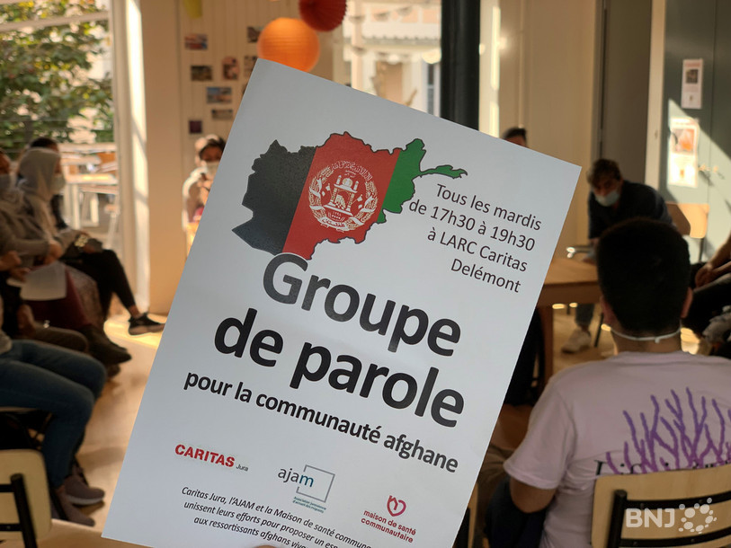 Un groupe de parole pour la communauté afghane du Jura se tient désormais tous les mardis de 17h30 à 19h30 dans les locaux de LARC à Delémont.