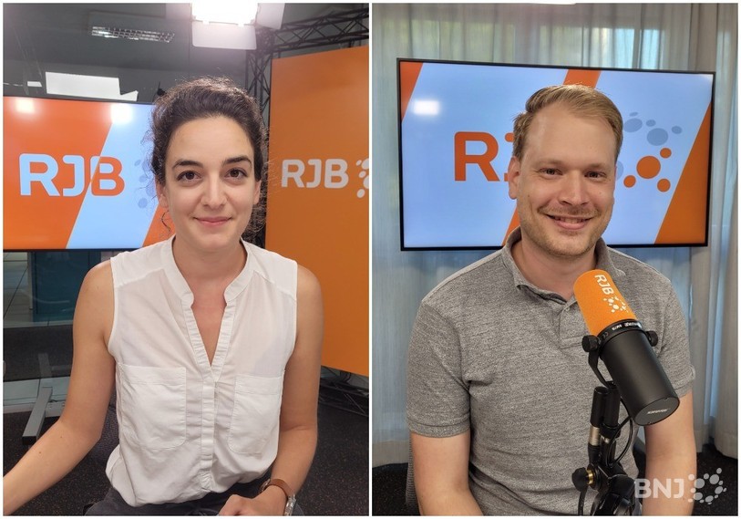 Maurane Riesen, députée Parti socialiste autonome au Grand Conseil, et Michel Tschank, vice-président du Parti radical romand, ont débattu dans La Matinale.