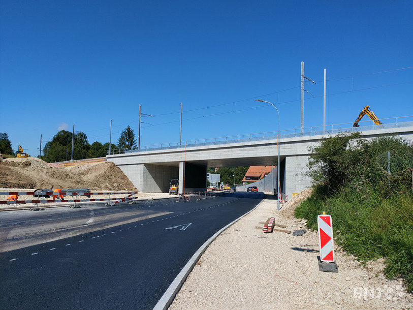 Le pont Malakoff est terminé. Les trains y circulent à nouveau depuis le 1er septembre 2021.